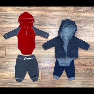 🧸💙3 MONTH BABY BOY CALVIN KLEIN & CARTERS BUNDLE